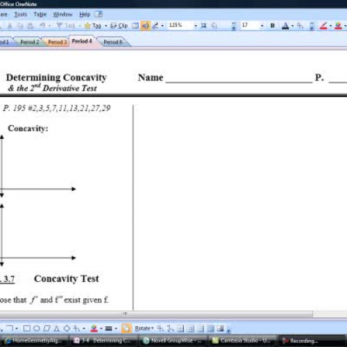 3-4   Determining Concavity - Video