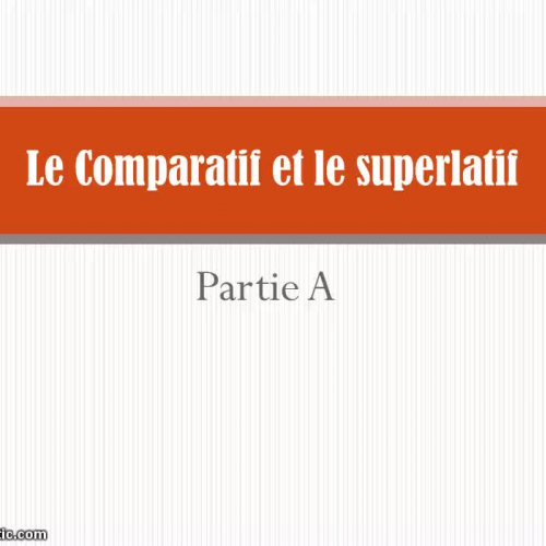 le comparatif