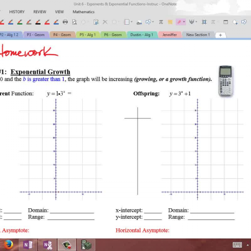 E4 -HW- Growth Exponential-Base 3 - Video