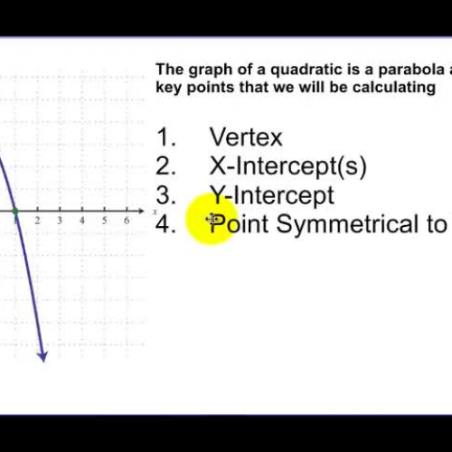 9-2 Graphing Using the 5 Key Points Part 1 Ax