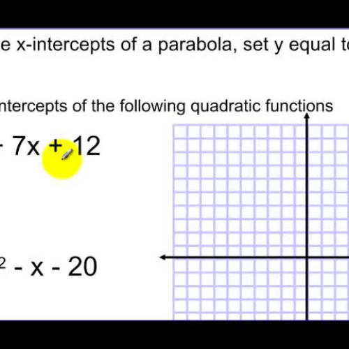 9-2 Graphing Using the 5 Key Points Part 2 X 