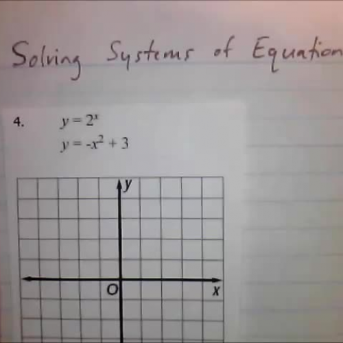 Solving Systems of Equations