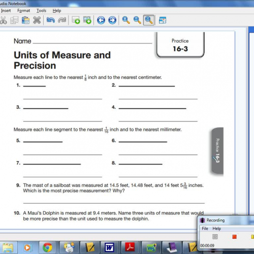 16-3 Units of Measure and Precision