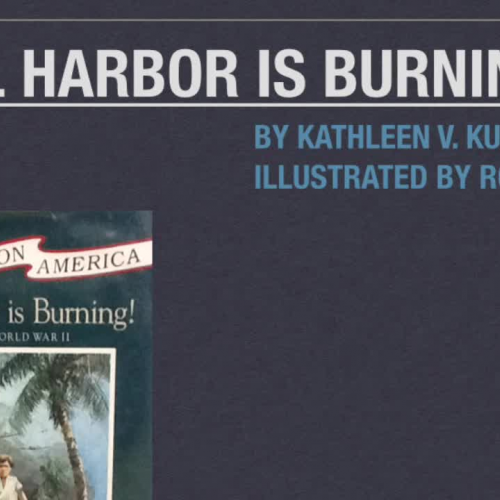 Pearl Harbor is Burning Book Trailer