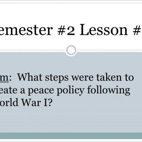 Semester #2 Lesson #13