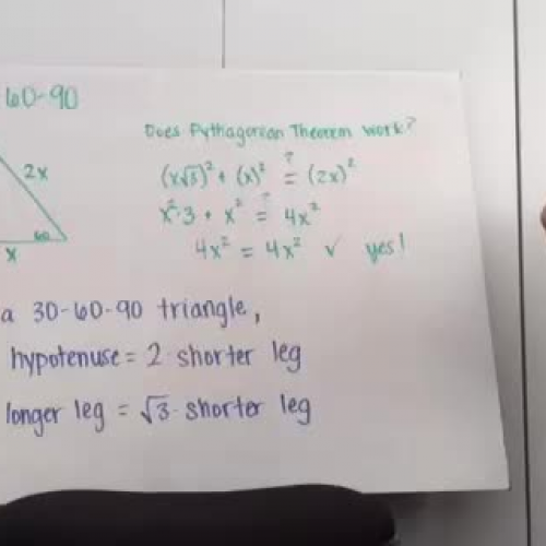 Special Right Triangles Part II