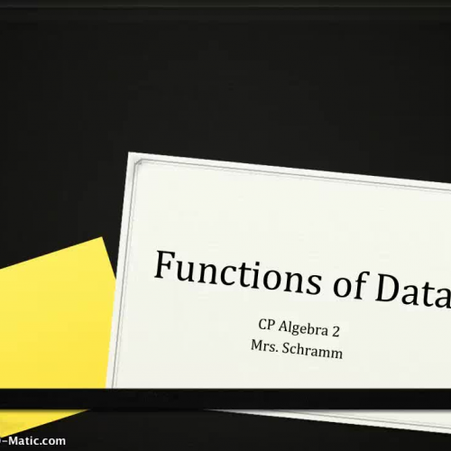 Functions of Data