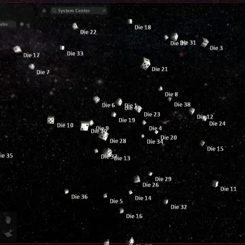 Dice constellation