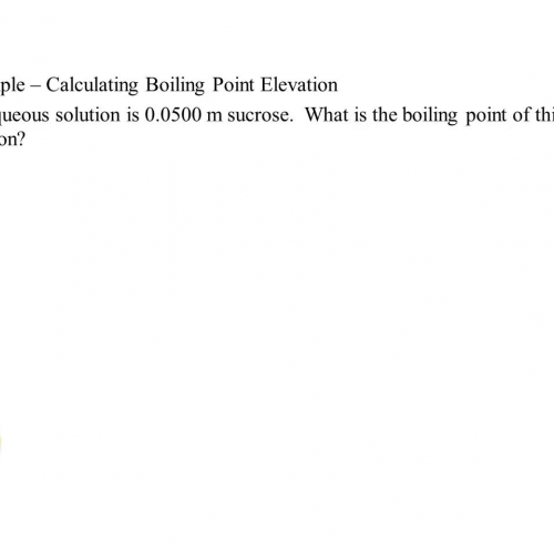 example - calculating bp elevation