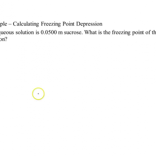 example - calculating fp depression