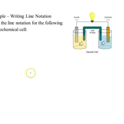 example - writing line notation