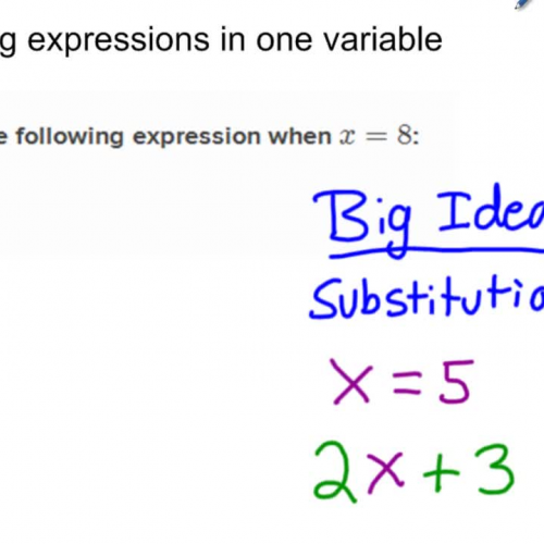 ka0101_Evaluating expressions in one variable