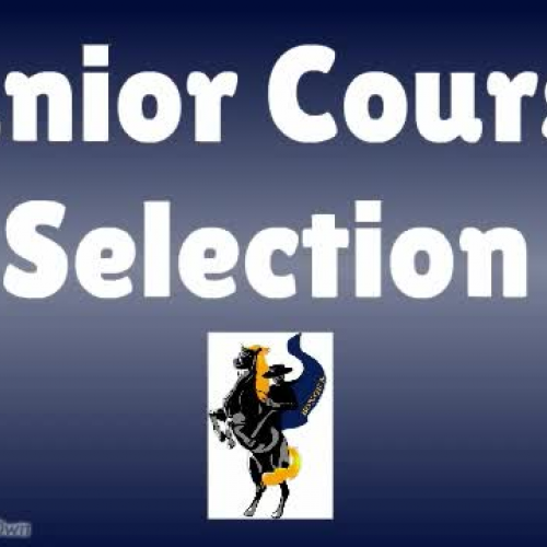 11th Grade -Junior Course Selection