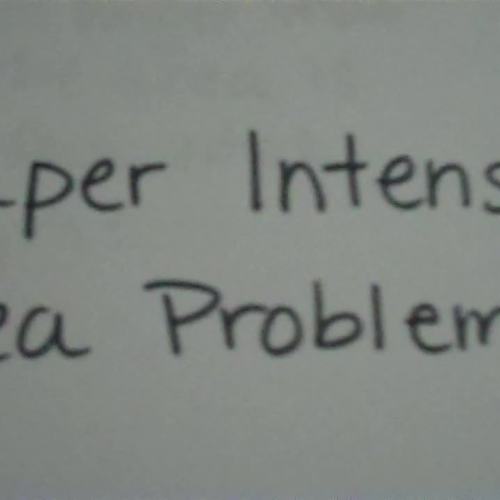 Super Intense Area Problem 1a
