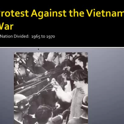 Protest Against the Vietnam War Part I