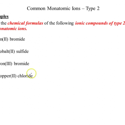 examples - formulas binary ionic type 2