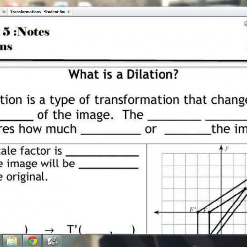 Lesson 5 - Dilations