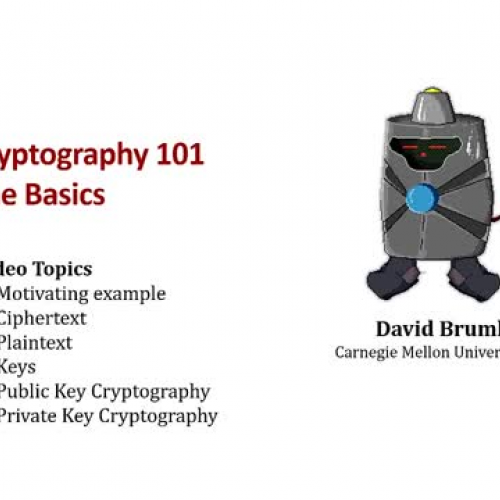 Cryptography 101 - The Basics