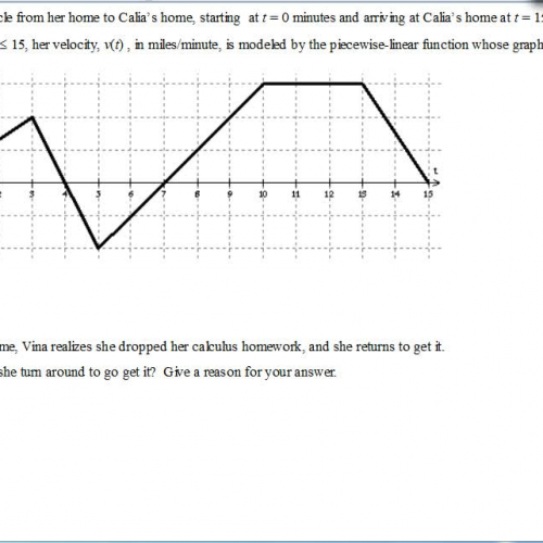 AP Calculus Notes Interpreting the Graph of t