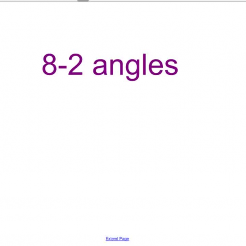 8-2 measuring angles