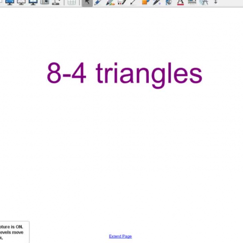 8-4 TRIANGLES