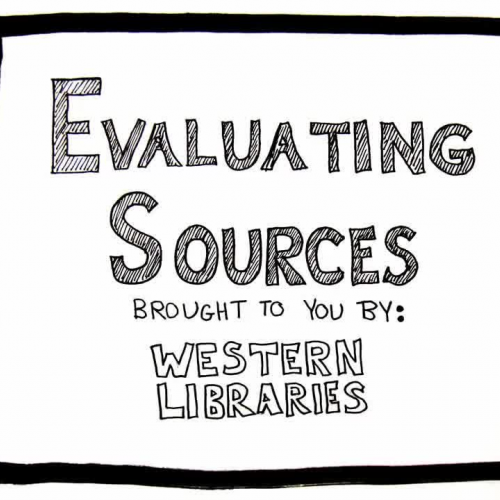 Evaluating Sources
