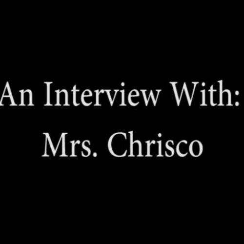 Interview With Mrs. Crisco-1