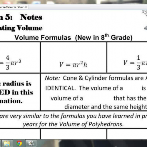 Lesson 5 - Calculating Volume