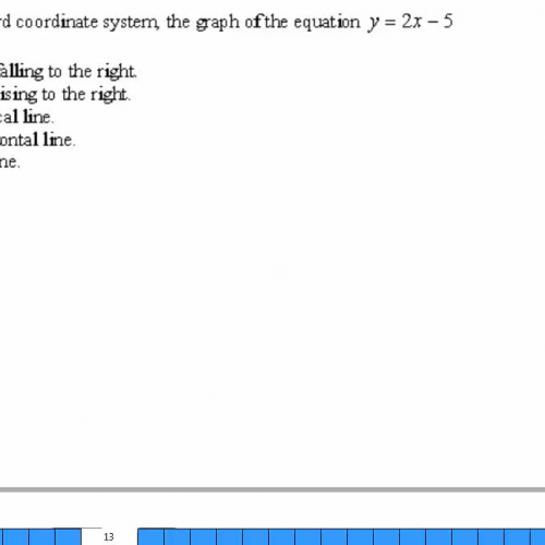 Slope and intercepts 1