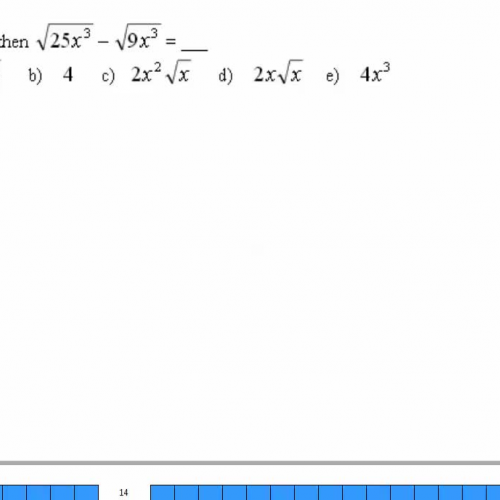 Simplifying radical expressions 2