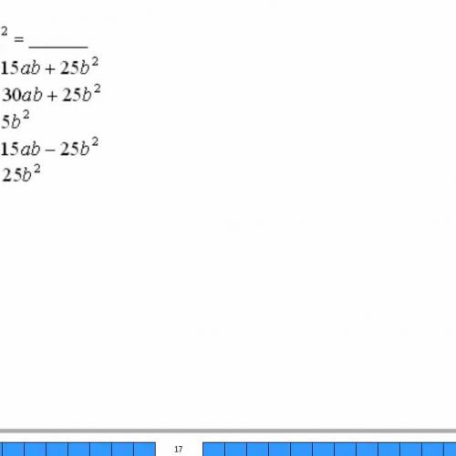 Binomial square HSPE