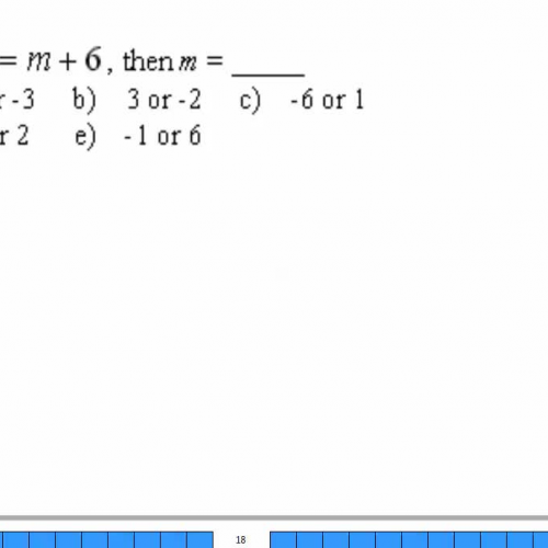 Solving a quadratic equation 31