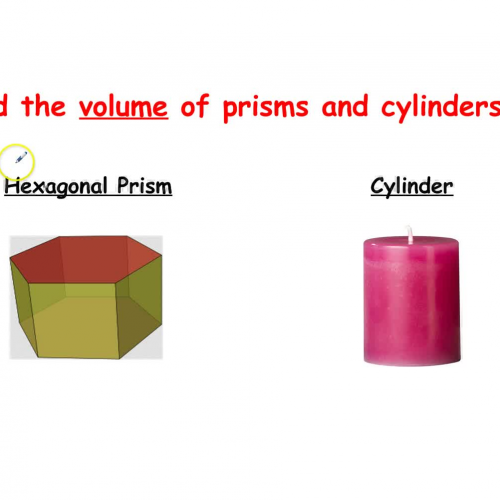 6-6 Volume of Prisms and Cylinders