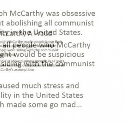1957 McCarthyism