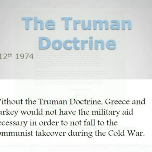 Truman Doctine 1947