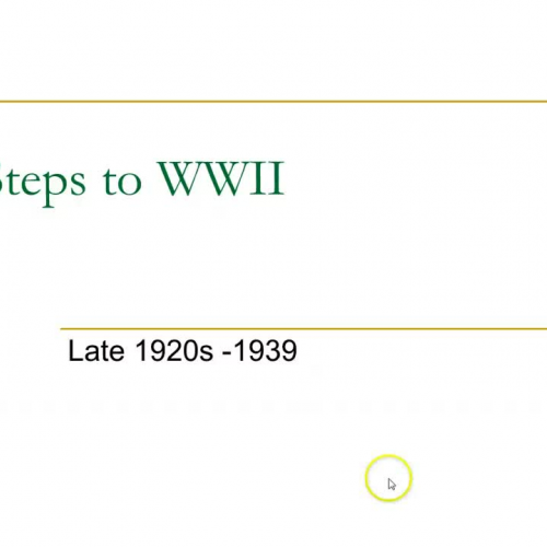 Steps to WW2 PPT