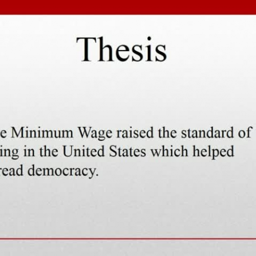 3-18-1938 The Impact of Minimum Wage on the C