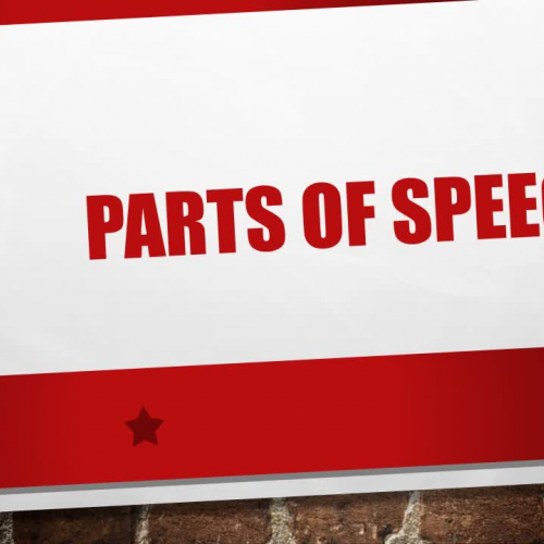 Parts of Speech