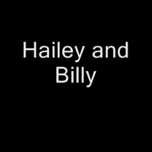 Hailey and Billy