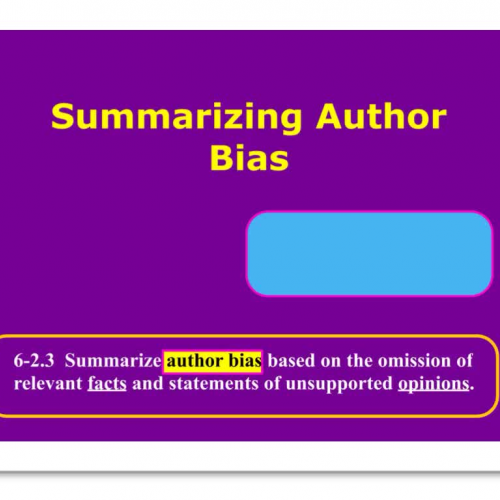 Author Bias