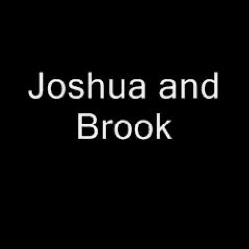 Joshua and Brook