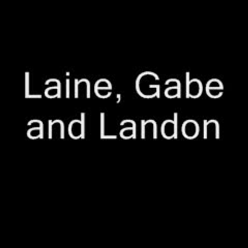 Laine, Gabe, and Landon