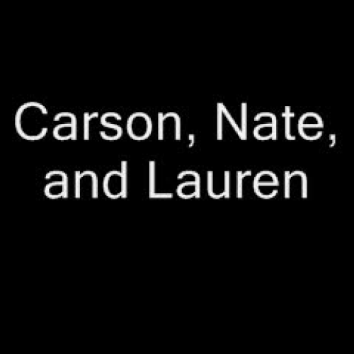 Lauren, Carson, and Nate