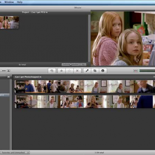 getting around the iMovie browser