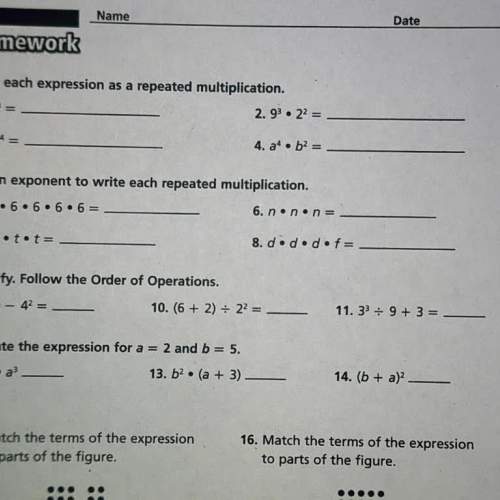 Unit 5 Lesson 2 Homework Solutions