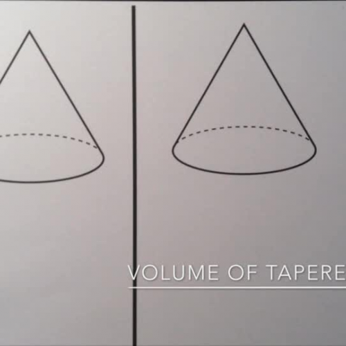 Volume of Tapered Solids