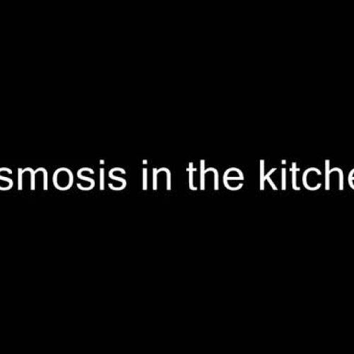 Osmosis in the kitchen