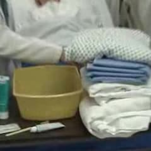 Giving a Patient a Bed Bath