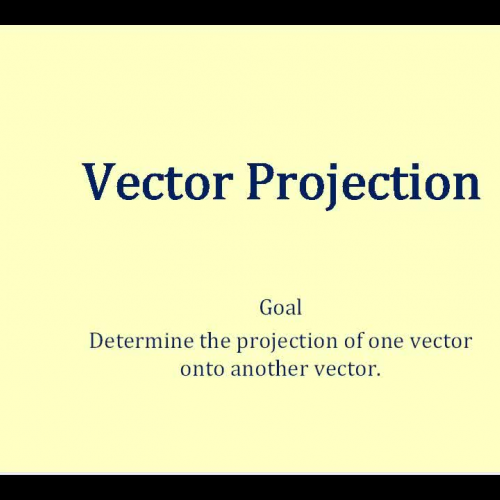 Vector Projection[1]