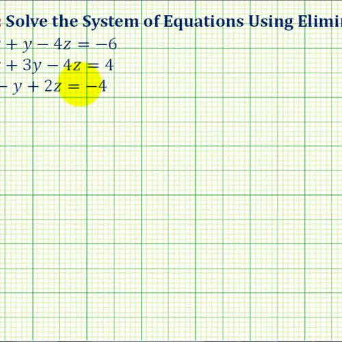 Ex 1_ System of Three Equations with Three Un